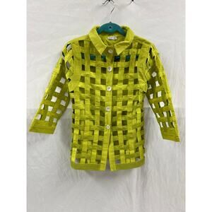 NWT Patty Kim Elizabeth Tape Shirt size XS